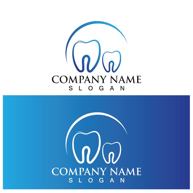 Illustration Vectorielle De Logo Dentaire Modèle