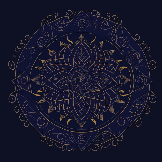 Illustration Vectorielle De Mandala