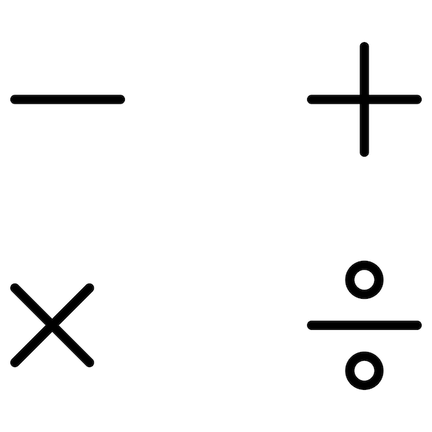 Vecteur illustration vectorielle mathématique