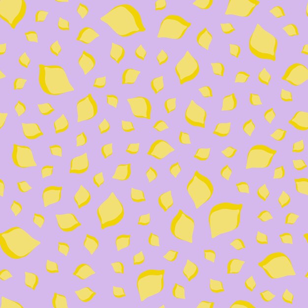 Illustration vectorielle d'un motif avec des citrons