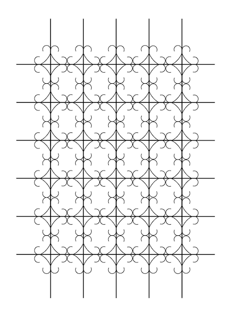 Vecteur illustration vectorielle de motif géométrique traditionnel