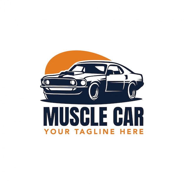 Illustration Vectorielle De Muscle Voiture