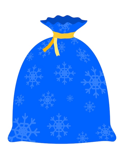 Illustration Vectorielle De Noël Sac De Père Noël Stock