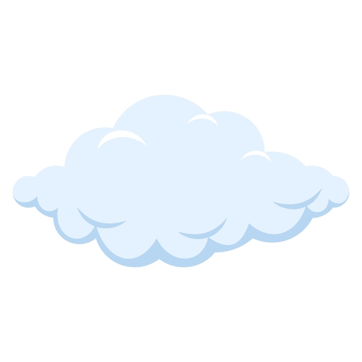 Vecteur illustration vectorielle des nuages