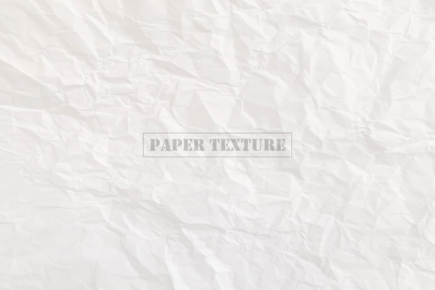 Illustration vectorielle de papier froissé texture