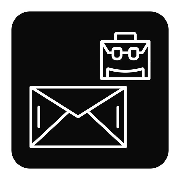 Illustration vectorielle par courrier électronique