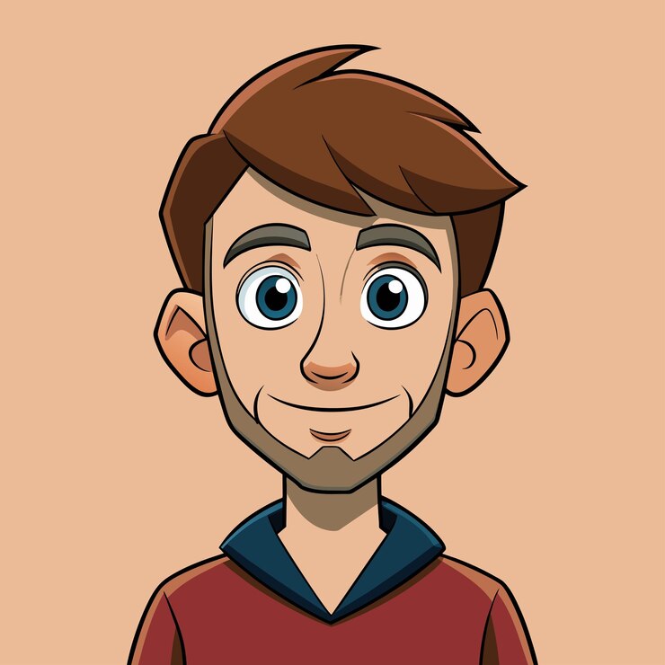 Vecteur illustration vectorielle d'un personnage de dessin animé