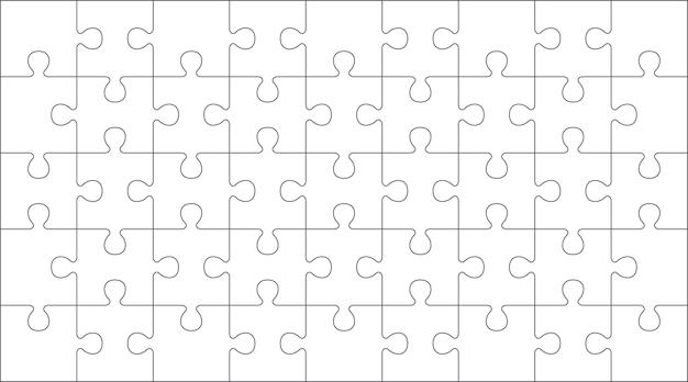 Vecteur illustration vectorielle de pièces de puzzle arrière-plan de modèle abstrait pour l'équipe et le succès