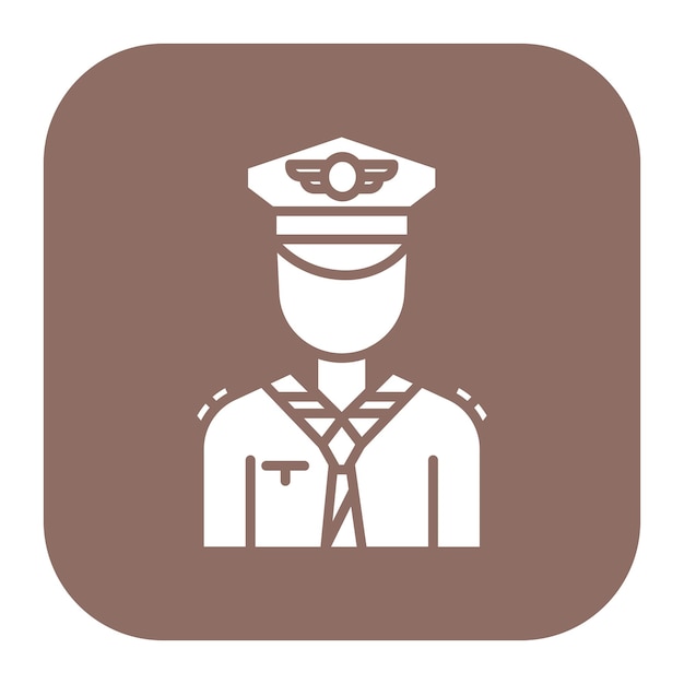 Illustration vectorielle pilote