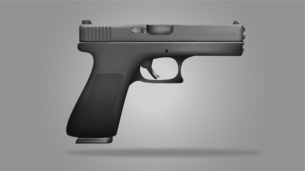 Illustration vectorielle de pistolet