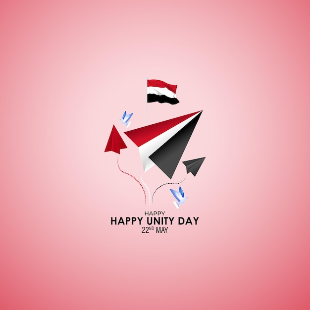 Illustration vectorielle pour Happy Unity Day Yémen