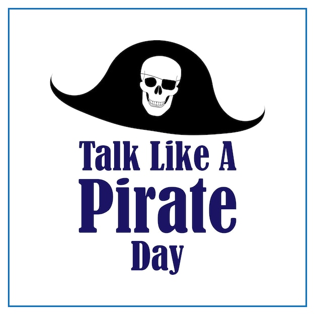 Illustration Vectorielle Pour International Talk Like A Pirate Day