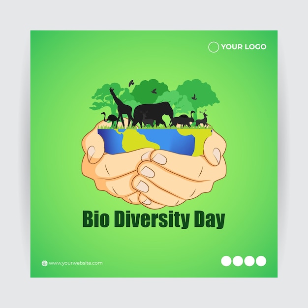 Illustration Vectorielle Pour La Journée Internationale De La Diversité Biologique