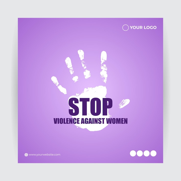 Vecteur illustration vectorielle pour la journée internationale pour l'élimination de la violence à l'égard des femmes