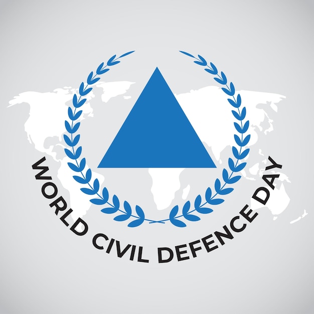 Illustration vectorielle pour la Journée mondiale de la protection civile