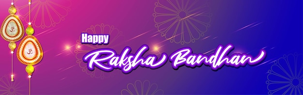 Illustration vectorielle pour la salutation du festival indien Raksha Bandhan