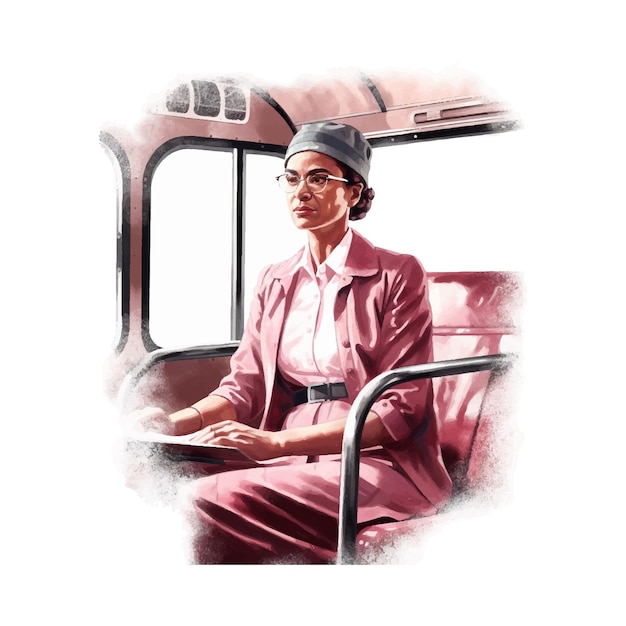 Illustration Vectorielle De Rosa Parks