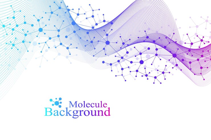 Illustration vectorielle scientifique génie génétique et concept de manipulation de gènes adn helix adn stran...