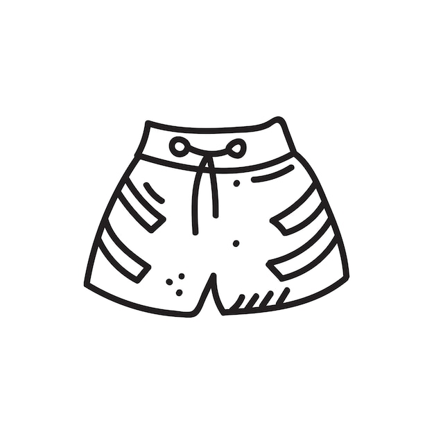 Illustration Vectorielle De Shorts De Sport