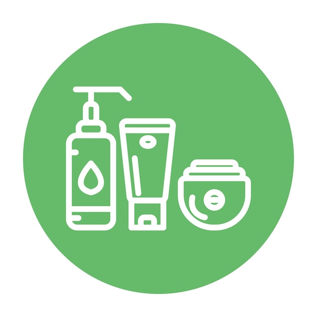 Illustration vectorielle de soins de la peau