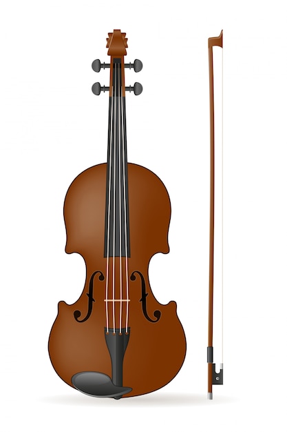 Illustration vectorielle stock de violon