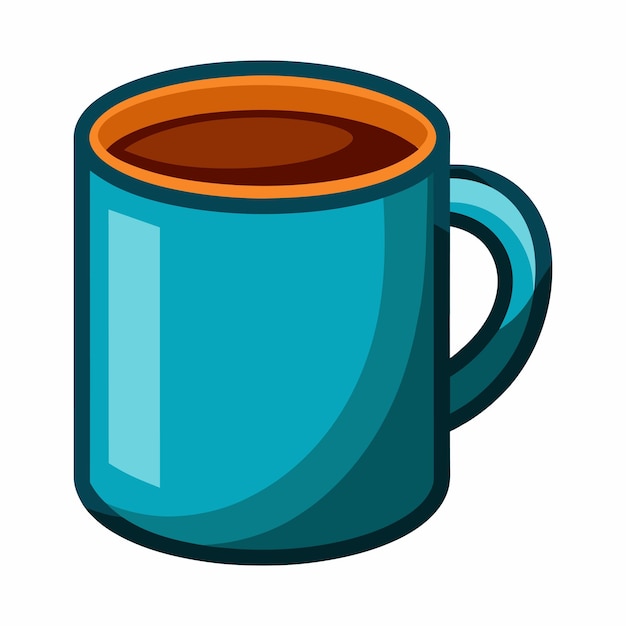 Illustration Vectorielle D'une Tasse De Café