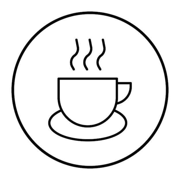 Illustration vectorielle des tasses à café