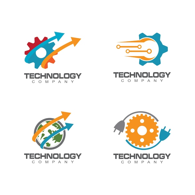 Illustration Vectorielle De Technologie Logo Modèle