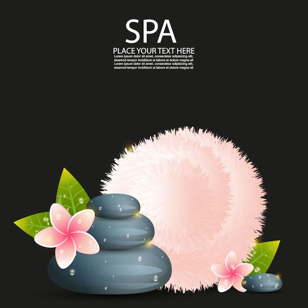 Illustration Vectorielle Sur Le Thème Du Spa