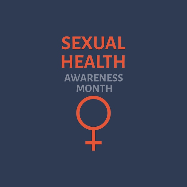 Illustration vectorielle sur le thème Mois de sensibilisation à la santé sexuelle septembre