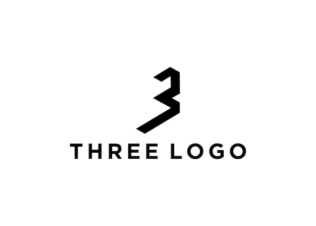 Illustration Vectorielle De Trois Logo Design