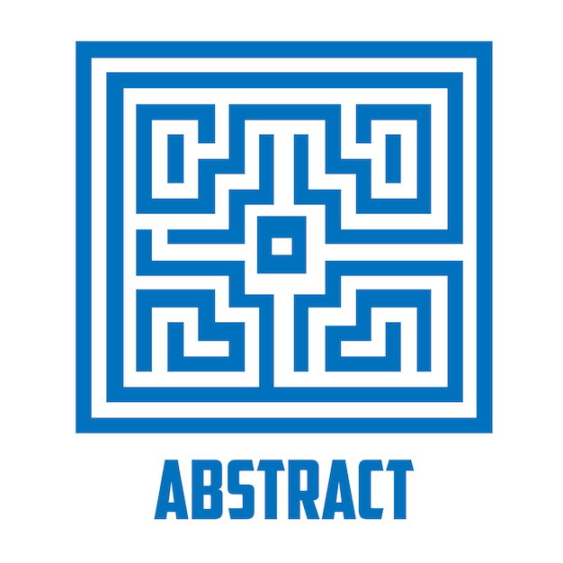Illustration vectorielle unique du logo abstrait