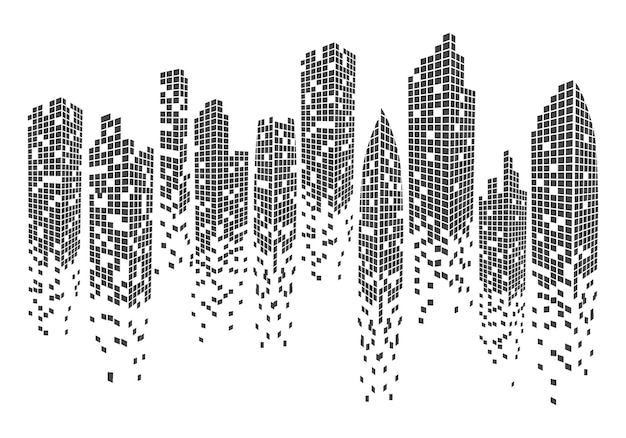 Illustration Vectorielle De La Ville Skyline