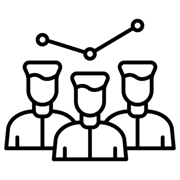 Illustration vectorielle de la visibilité de l'auditoire