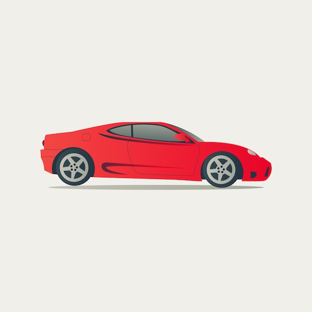 Vecteur illustration vectorielle de voiture de sport