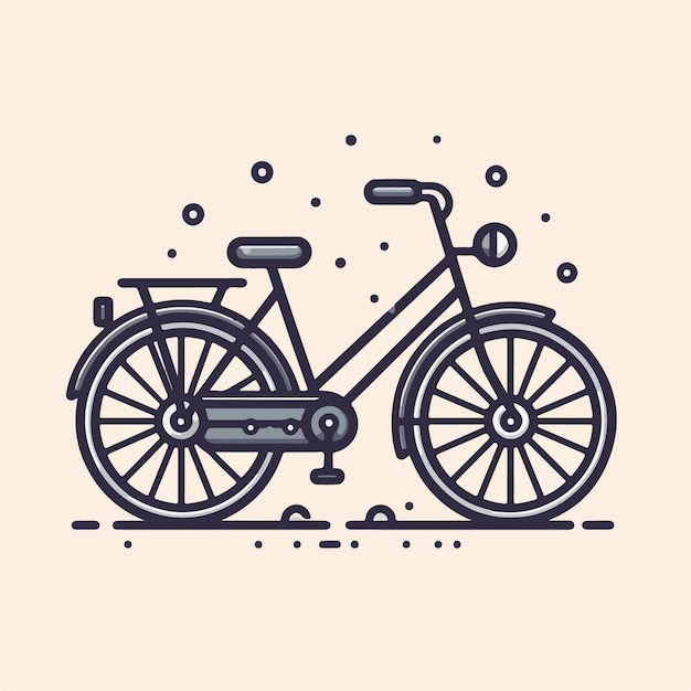 Vecteur illustration de vélo