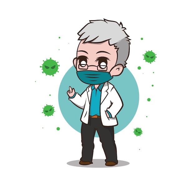 Illustration De La Version Du Docteur Chibi