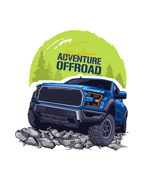 Illustration De Voiture Offroad