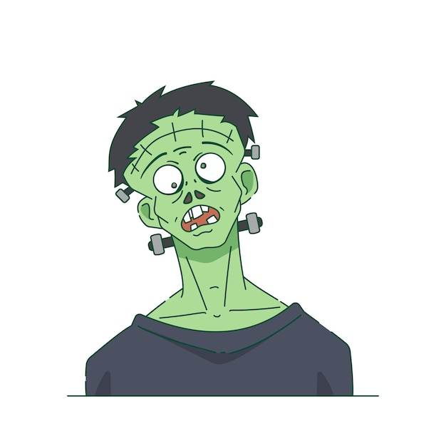 Illustration de zombie de Frankenstein