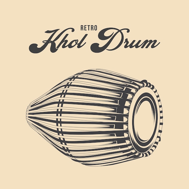 Illustrations, cliparts, dessins animés et icônes de Retro Drum Khol