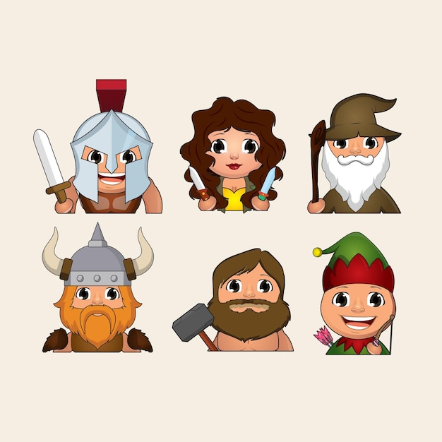 Illustrations Commerciales De Viking Emoji émoticônes