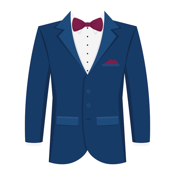 Vecteur illustrations de costume sur fond transparent