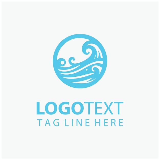 Illustrations du logo de l'océan