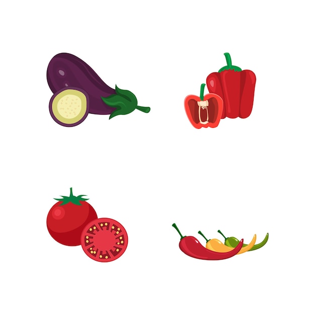 Illustrations De Légumes Sur Fond Transparent