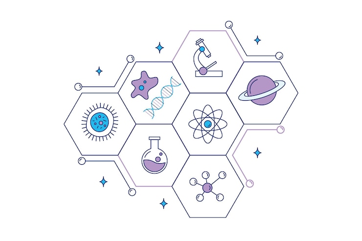 Vecteur illustrations scientifiques