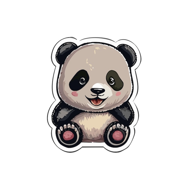 Les Illustrations Vectorielles Du Panda Mignon Transportent Les Téléspectateurs Dans Un Pays Des Merveilles Capricieux Où Chaque Adorable