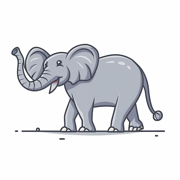 Illustrations vectorielles de l'éléphant