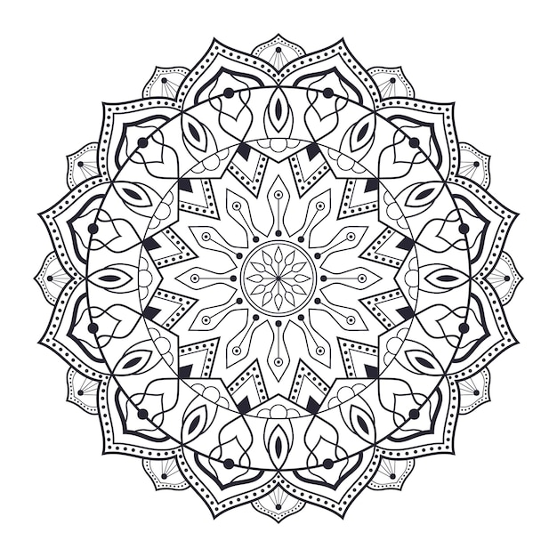 Illustrations Vectorielles D'ornement De Mandala