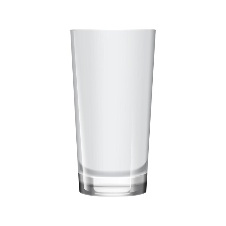 Vecteur illustrations vectorielles réalistes icônes isolées verres pleins de lait