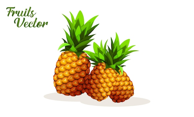 Une Image D'ananas Avec Le Mot 